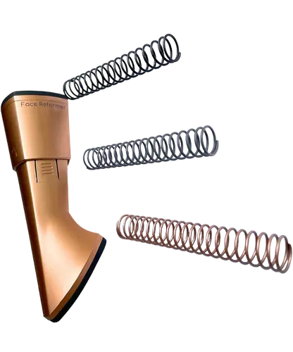 images of the Face Reformer and the 3 springs.
